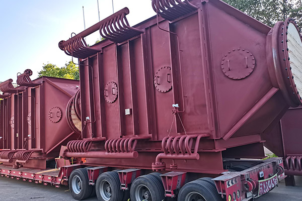 Large heat exchangers ready for shipment