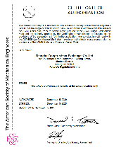 ASME U certificate