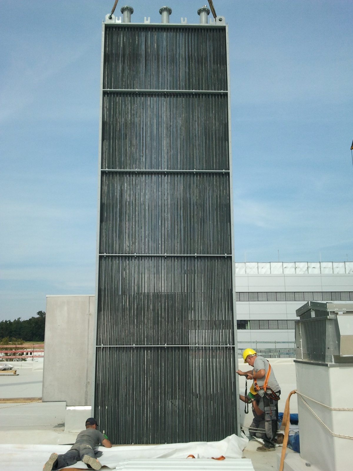 Porsche wind tunnel installation