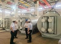 Factory inspection of motor coolers before shipment